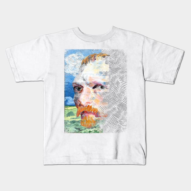 Van Gogh Kids T-Shirt by bulografik